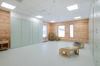 Muksu-kaappivuoteen ovien värit saa valittua asiakkaan tarpeiden ja toiveiden mukaan.